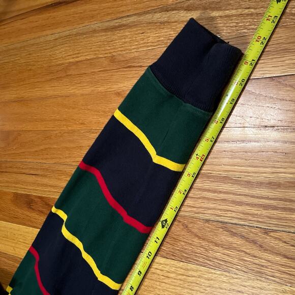 NBA Rowing Blazers Chicago Bulls Polo Rugby Size Large Striped Colorblock Shirt - Picture 7 of 10